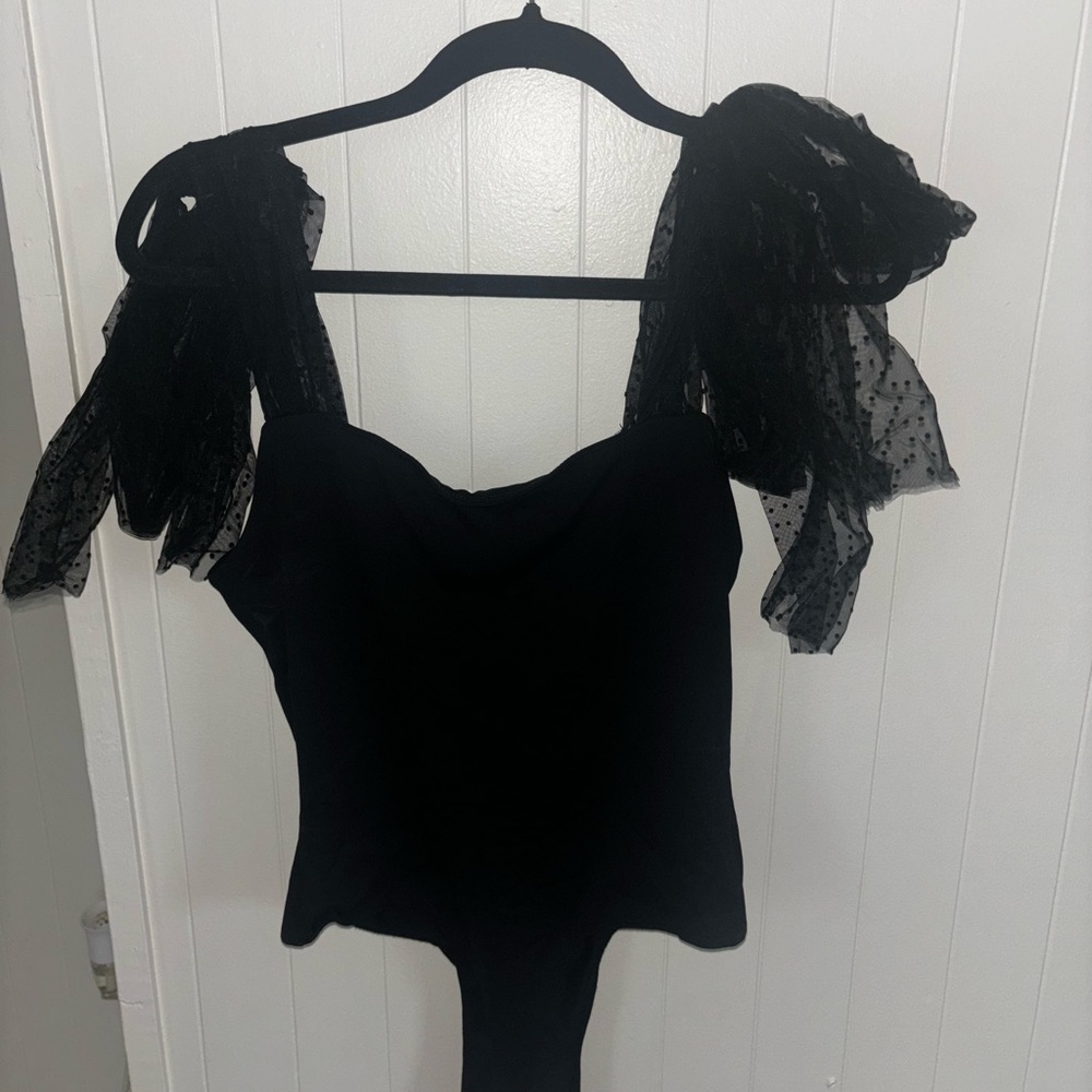 Black Bow Bodysuit